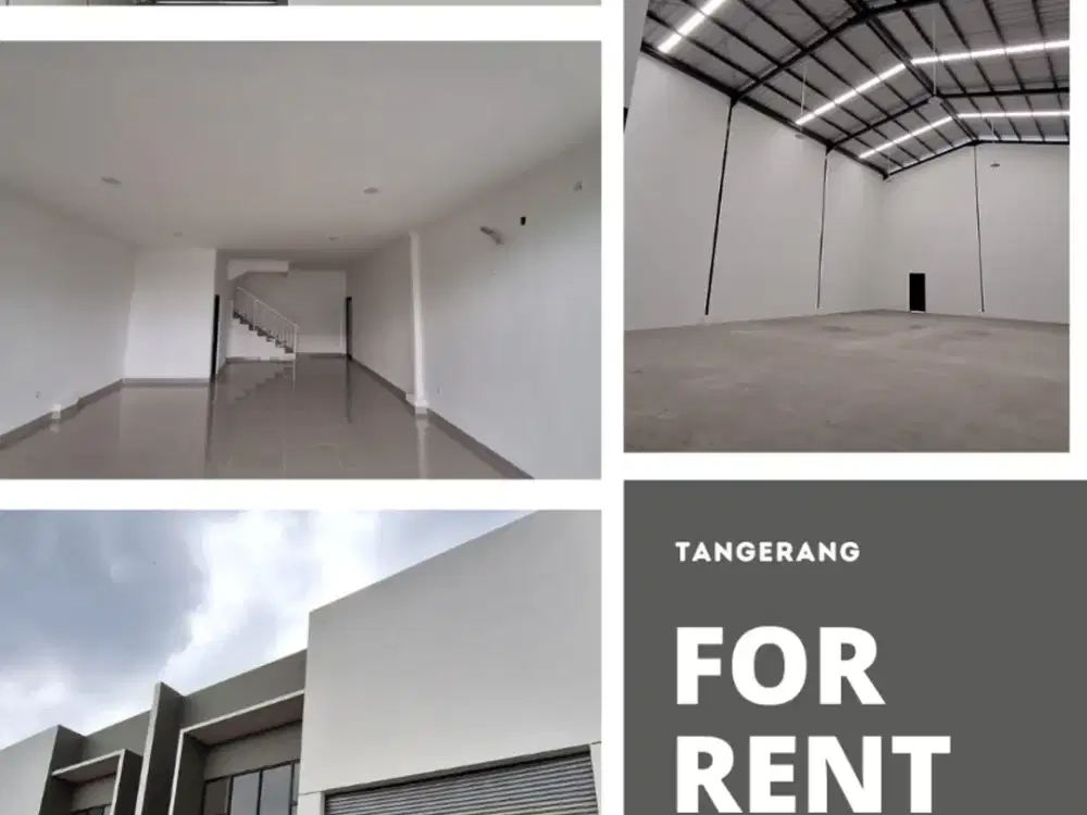 Disewakan Gudang baru di kawasan pergudangan Blessindo Legok tangerang