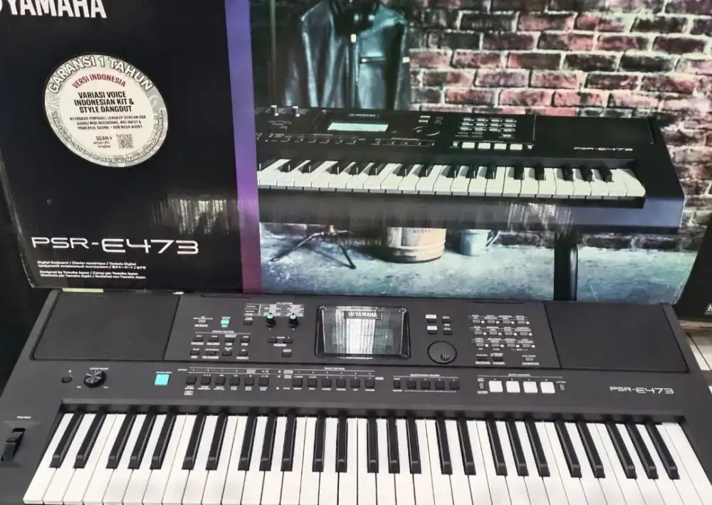 JUAL YAMAHA PSR E473 BRU BELI PIANO NYA FITUER LENGKAP EDISI UPS MOTIF