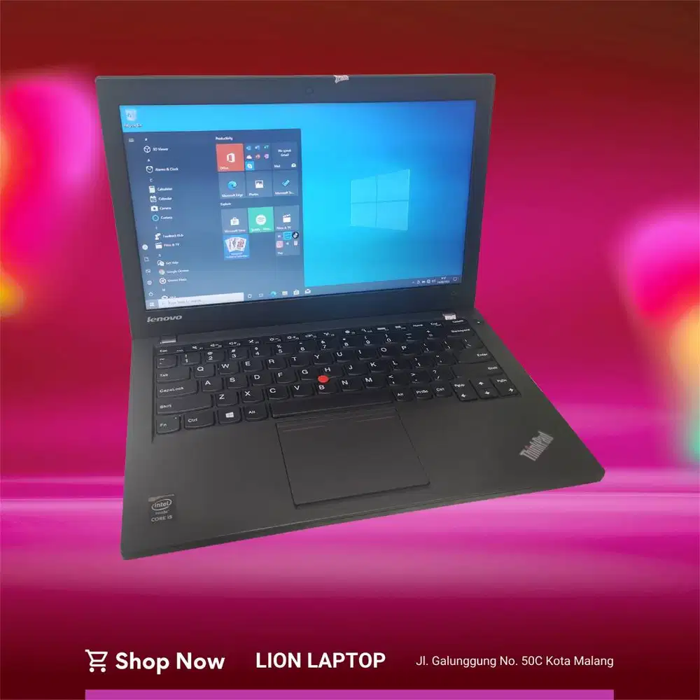RAM 8GB SSD 256GB Core i5 Murah Lenovo Thinkpad X240 [06|11]