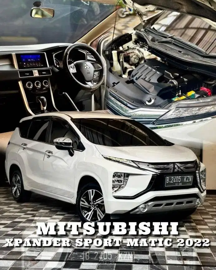Mitsubishi Xpander Sport AT Matic 2021 Tangan Pertama dari Baru Putih
