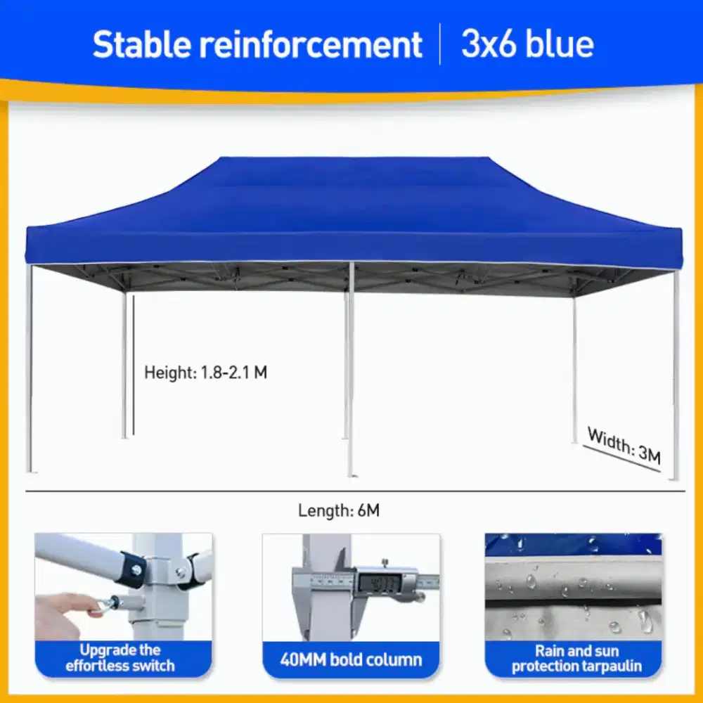 Tenda jualan/taman 3*6meter