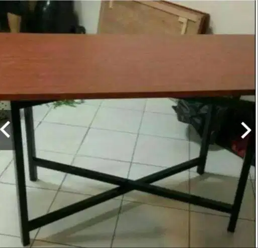 Meja lipat catering 120*80*75 bahan besar dan tebal