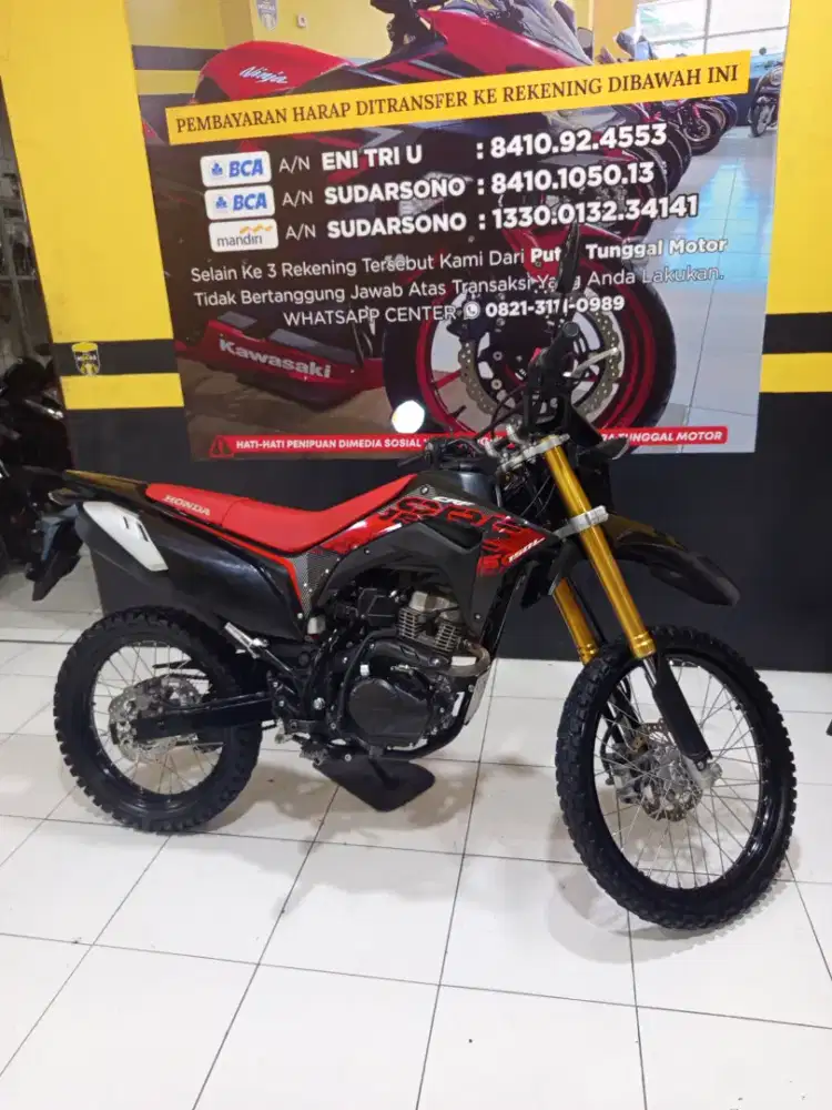 CRF 150L 2022 km 9 ribu