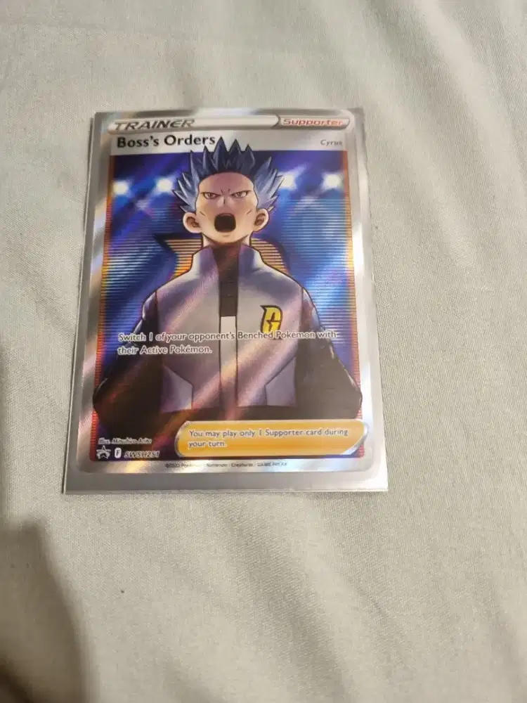 Kartu pokemon boss order's asli inggris