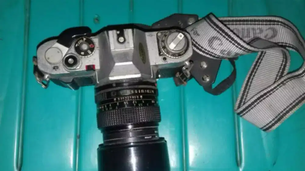 Kamera canon AV-1 plus tele