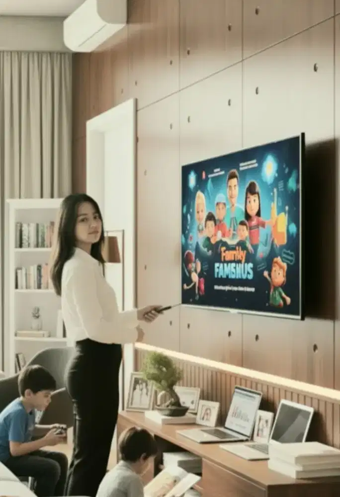 pasang & jual bracket buat gantungan tv led lcd di tembok rapih nyaman