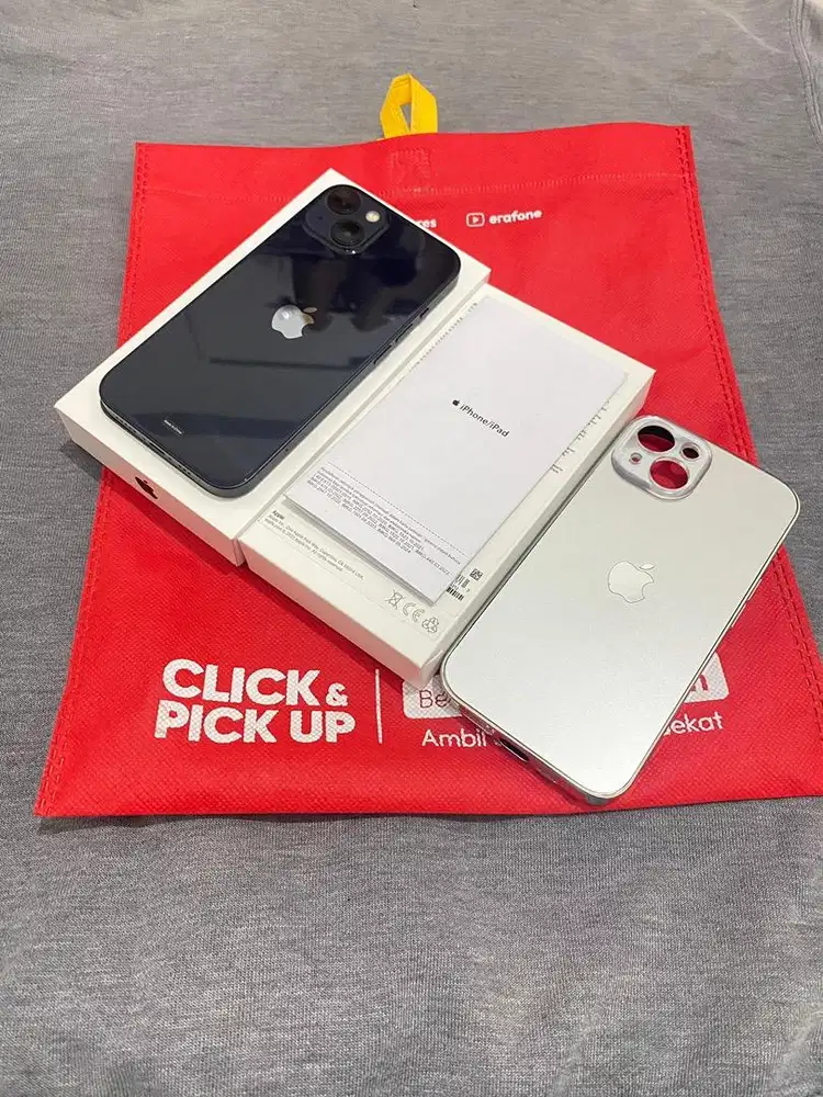 Iphone 13 midnight 128 garansi on / IBOX