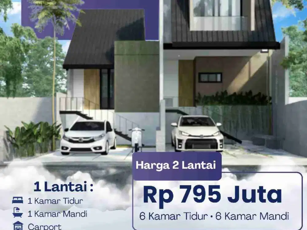 Rumah Pamularsih Semarang Barat 300 juta an SHM Dekat Sampokon dan RS Kariadi