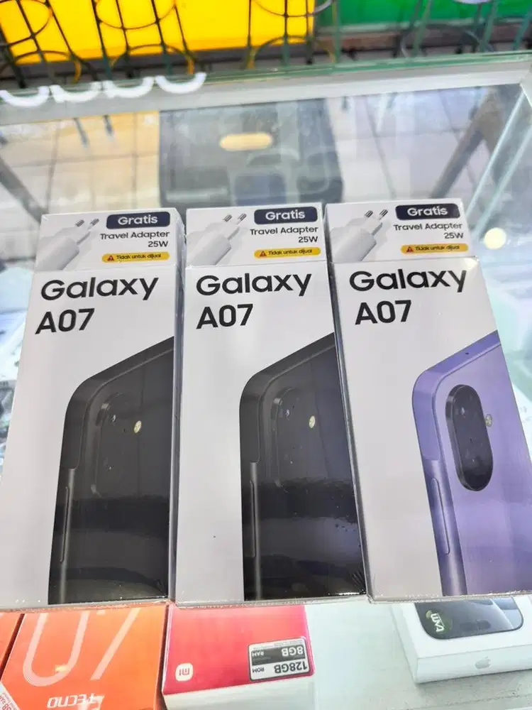 PROMO GRATIS TAMPERGLASS SAMSUNG A07 6+6/128 NEW SEIN