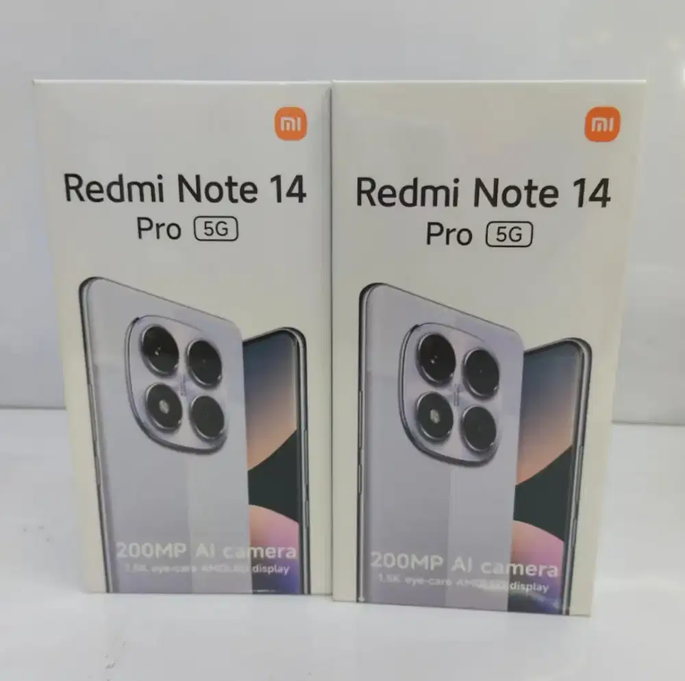 Xiaomi redmi note 14 pro 5G 12/512gb baru resmi