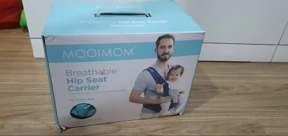 Preloved Mooimom Hip Seat Carrier Abu Abu