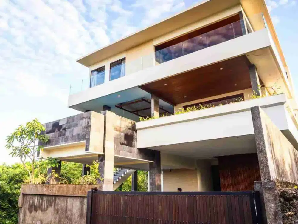 dijual villa ocean view unblok 4 bedroom di Jimbaran Kuta Selatan Badung Bali