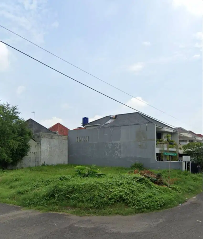 Kavling tanah siap bangun, posisi hoek di Taman Modern, Cakung, Jaktim