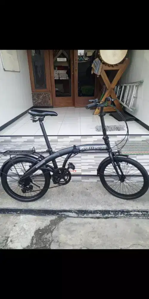 Sepeda Lipat BASIC TWIST 6 SPEED CUSTOM BAGUS UK.20 SIAP PAKE