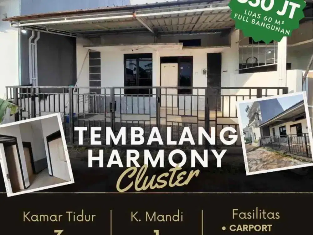 rumah tembalang dekat undip perumahan cluster