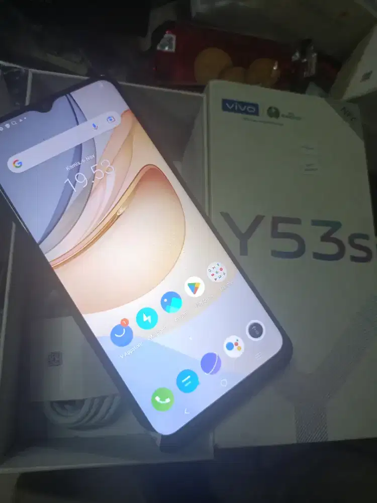 Murah hp Vivo Y53s nfc ram 8/128 lkp, bs TT