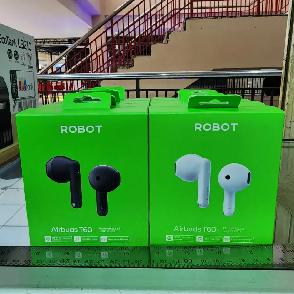 Robot T60 Airbuds TWS Earphone Bluetooth feat Asus Intel Earbuds