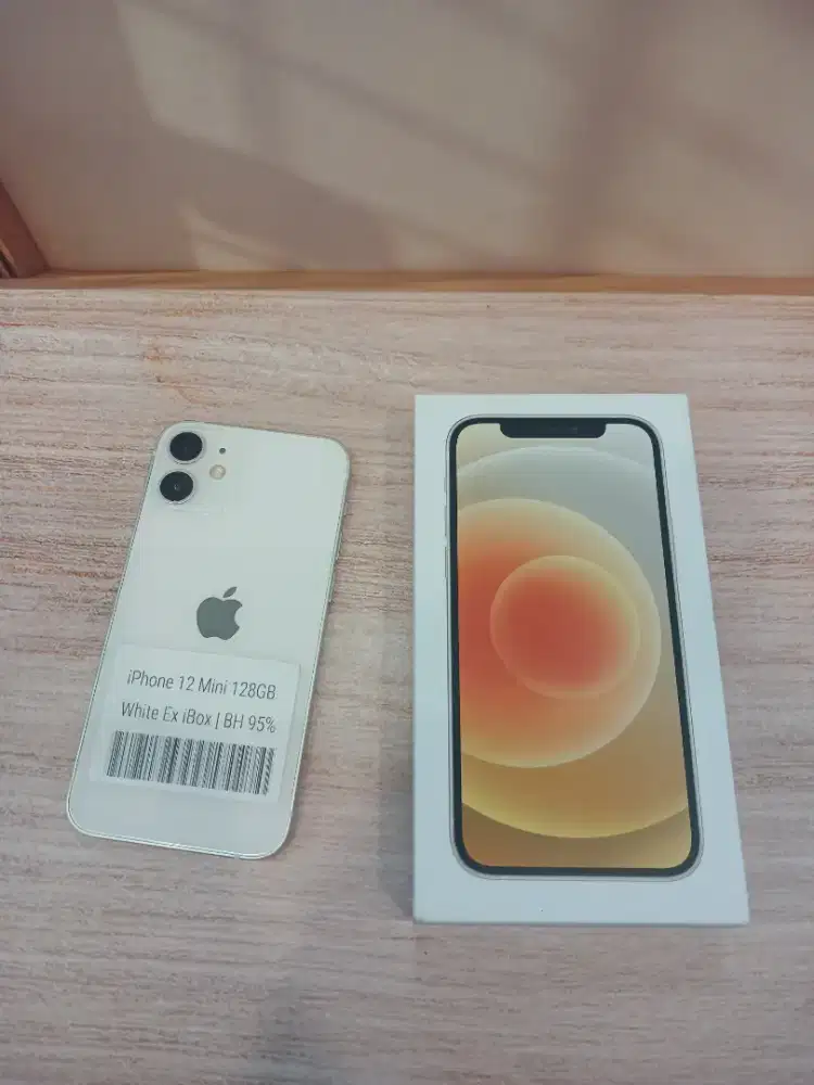 iPhone 12 Mini 128GB White Eks iBox lengkap bh 94%