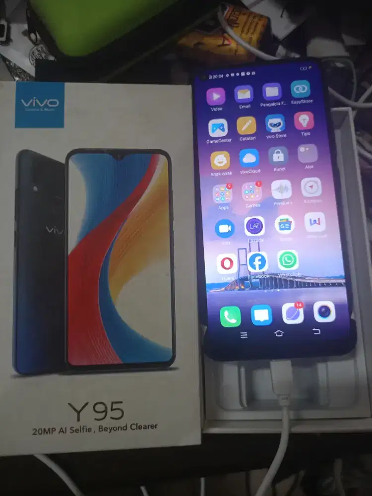 Murah hp Vivo Y95 4/32 lkp, BS TT