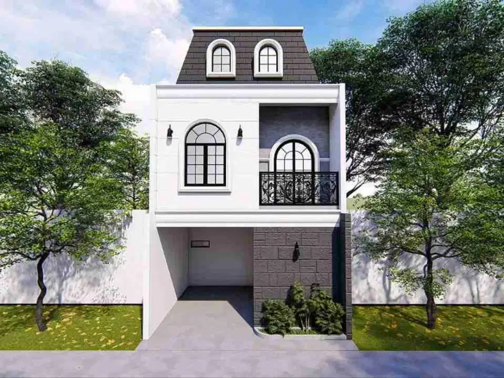 Dijual Rumah Mewah 3 Lantai 5 Menit Tol Cibubur dan LRT cibubur