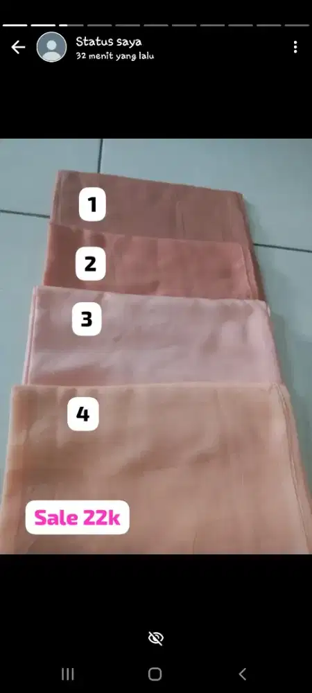 Dijual paket hijab polos