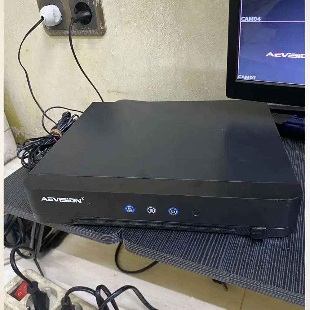 DVR CCTV AEVISION 8 Chanel Lock password sudah ada hardisk 500GB