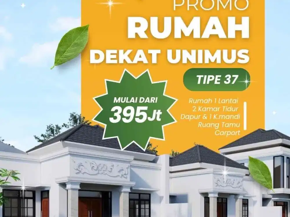 rumah sambiroto dekat unimus rsud wongso java mall