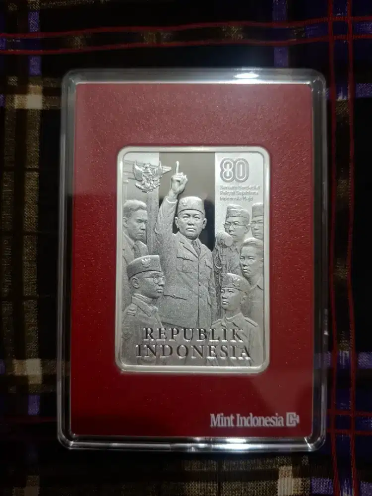 Lm Silver perak mint indo (edisi hut RI 80) 1oz 999