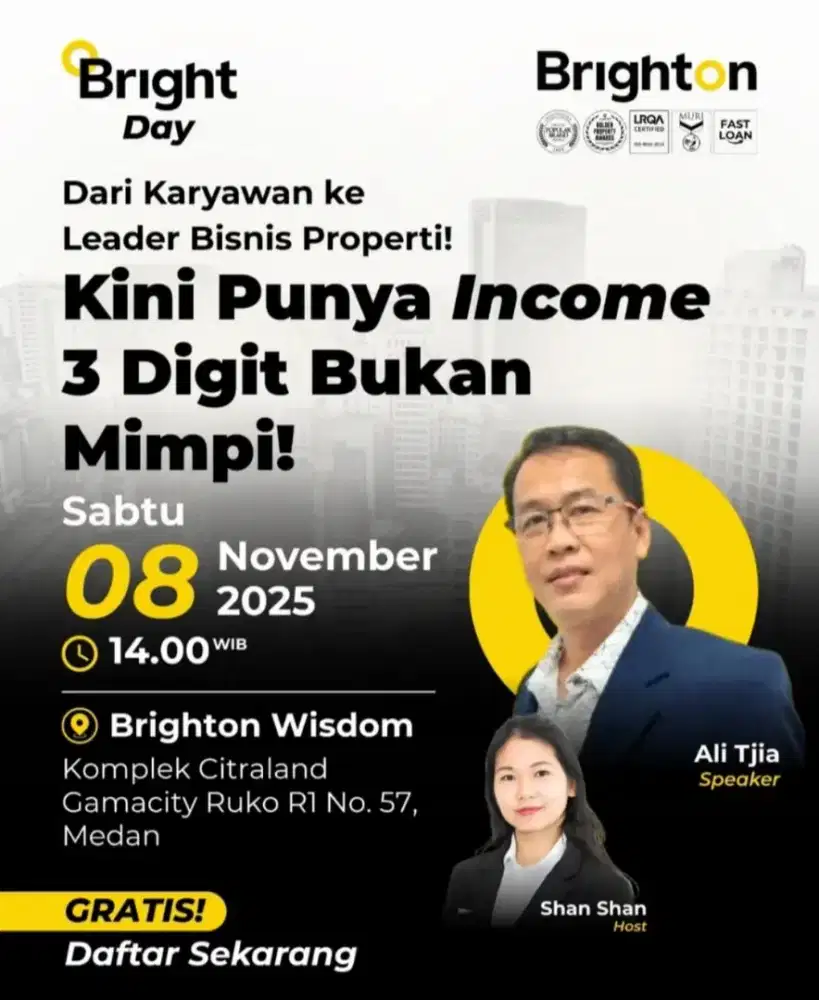 Lowongan Mitra Bisnis ( Agen Property )