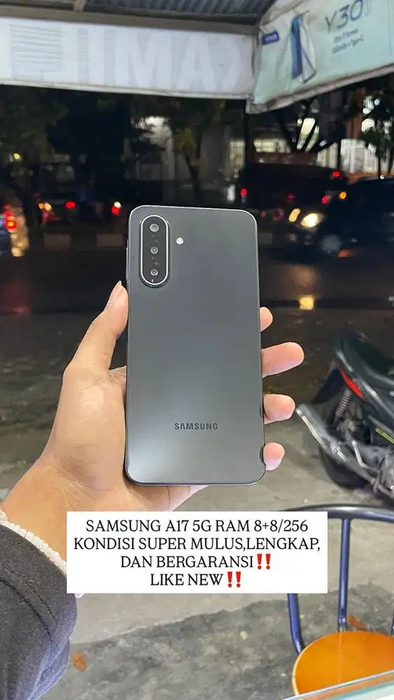 SAMSUNG A17 5G RAM 8+8/256 LIKE NEW