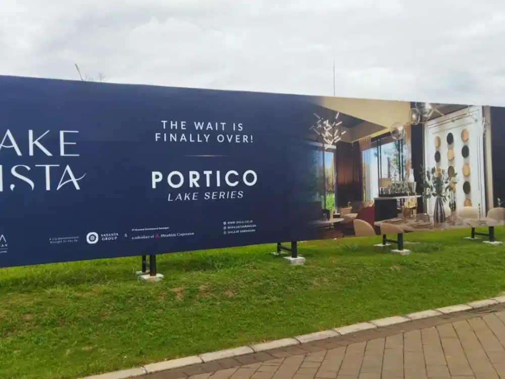 Kavling Exclusive tepi danau siap bangun...