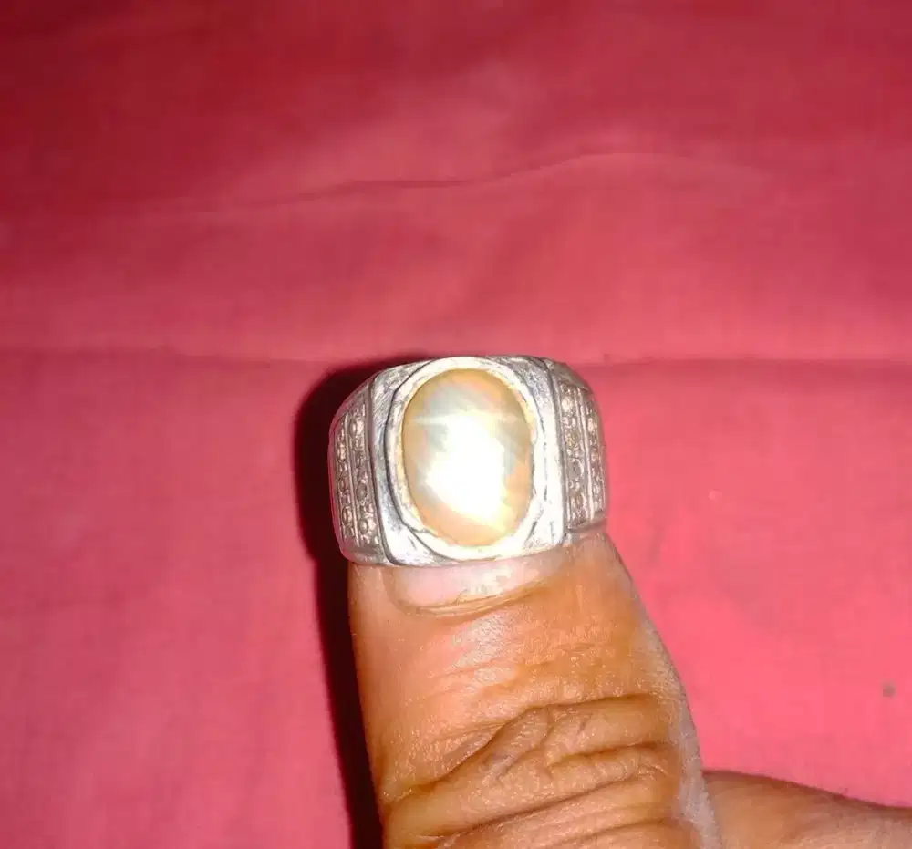 Fire Oval Ring Perak