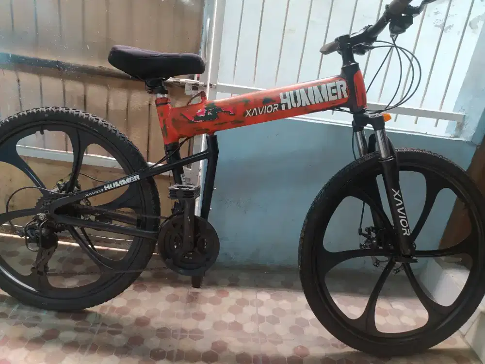 Sepeda MTB lipat 26 xavior Hummer