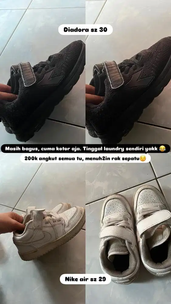 Jual sepatu bekas anak sz 29/30