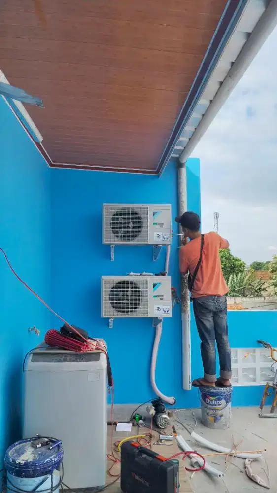 BONGKAR PASANG AC SERVICE AC PERBAIKAN AC VACUM AC PASANG WATER HEATER