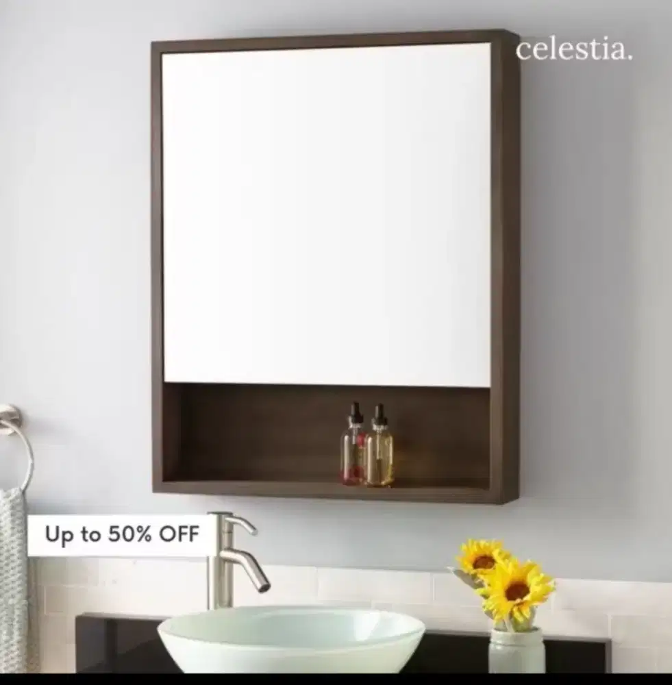 Kabinet cermin wastafel