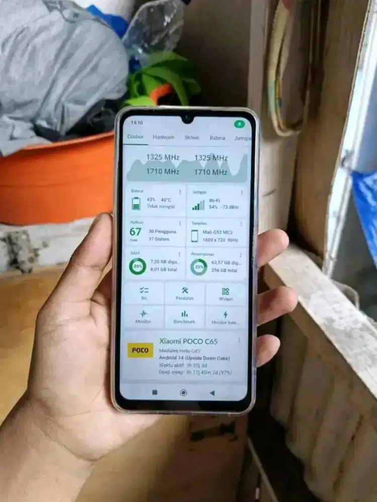 Poco c65 ram 8+4/256 NFC casan ORI Xiaomi 33watt