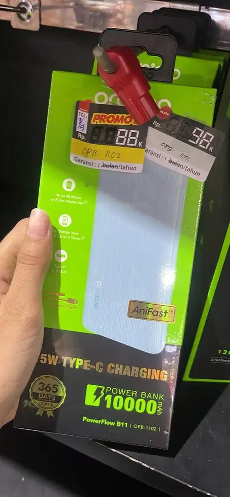 Powerbank Oraimo 10.000mAh 15Watt OPB-1102