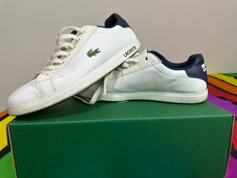 Sepatu Lacoste Graduate warna putih original