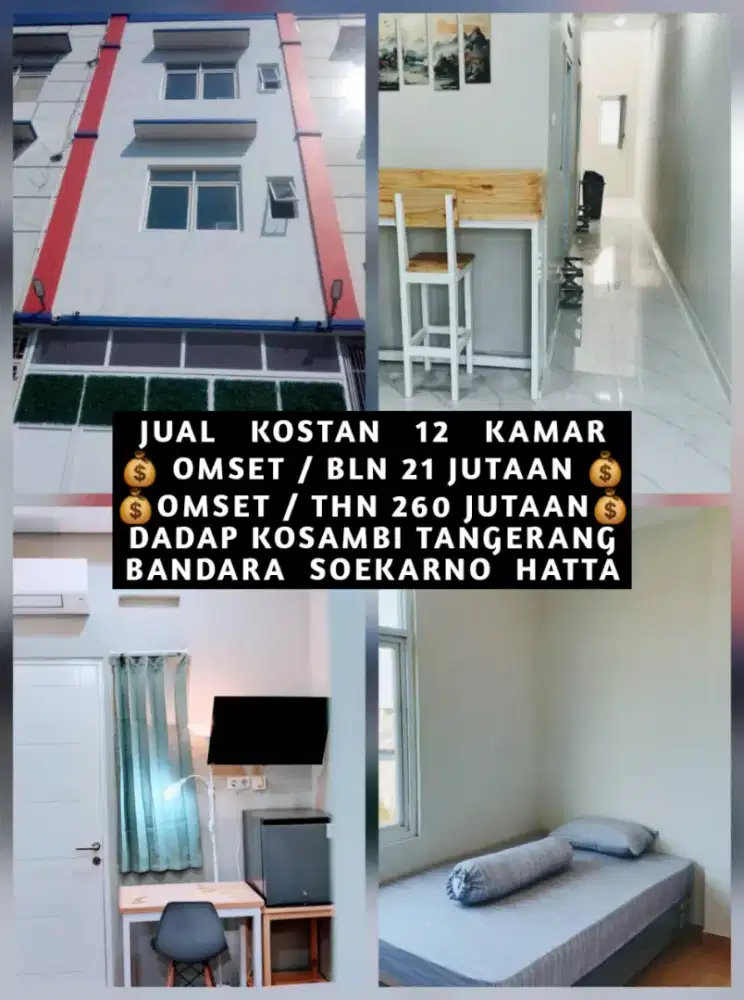 JUAL KOST KOSAN DEKAT BANDARA SOEKARNO HATTA DADAP KOSAMBI TANGERANG