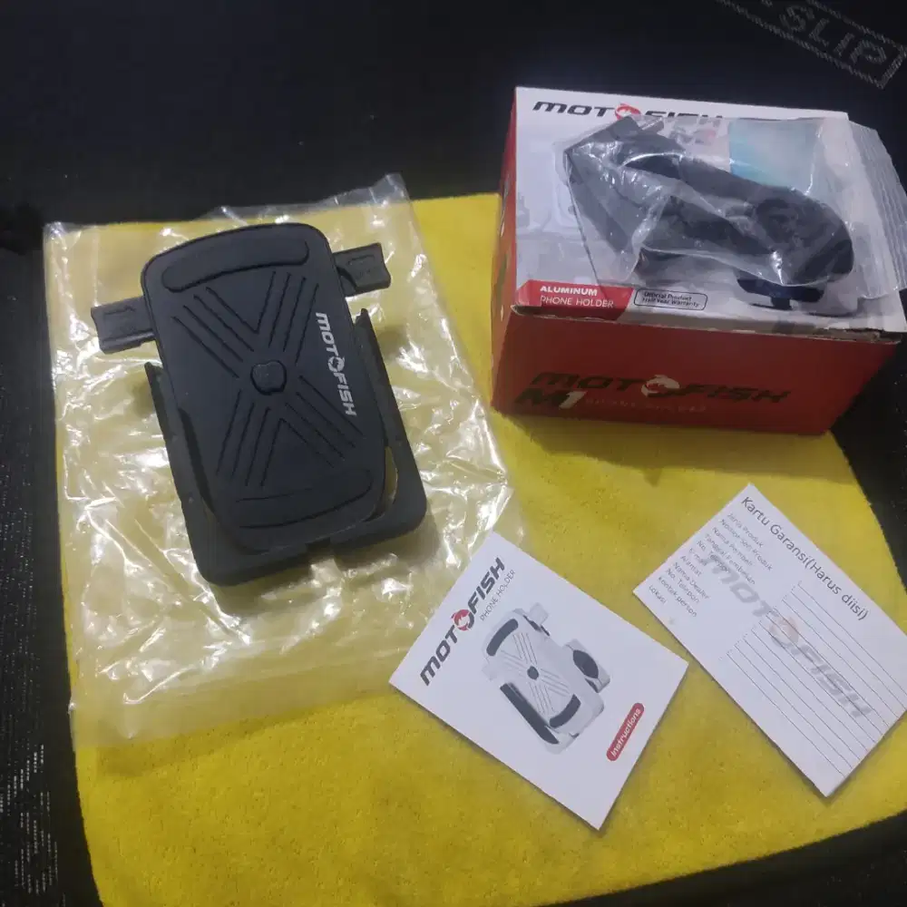 Holder HP Stang Motofish Original Retouch tempat HP motor