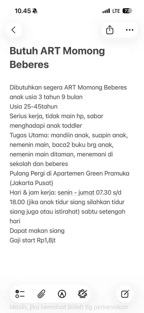 ART Momong Beberes