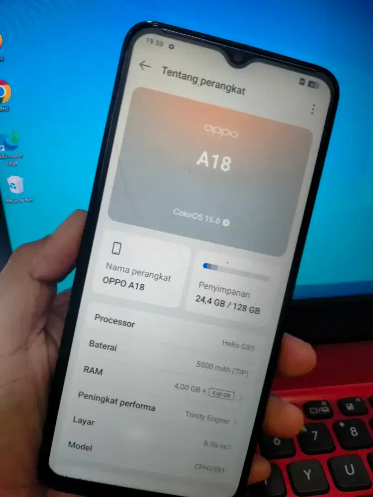 HP OPPO A18 RAM 4+4/128GB