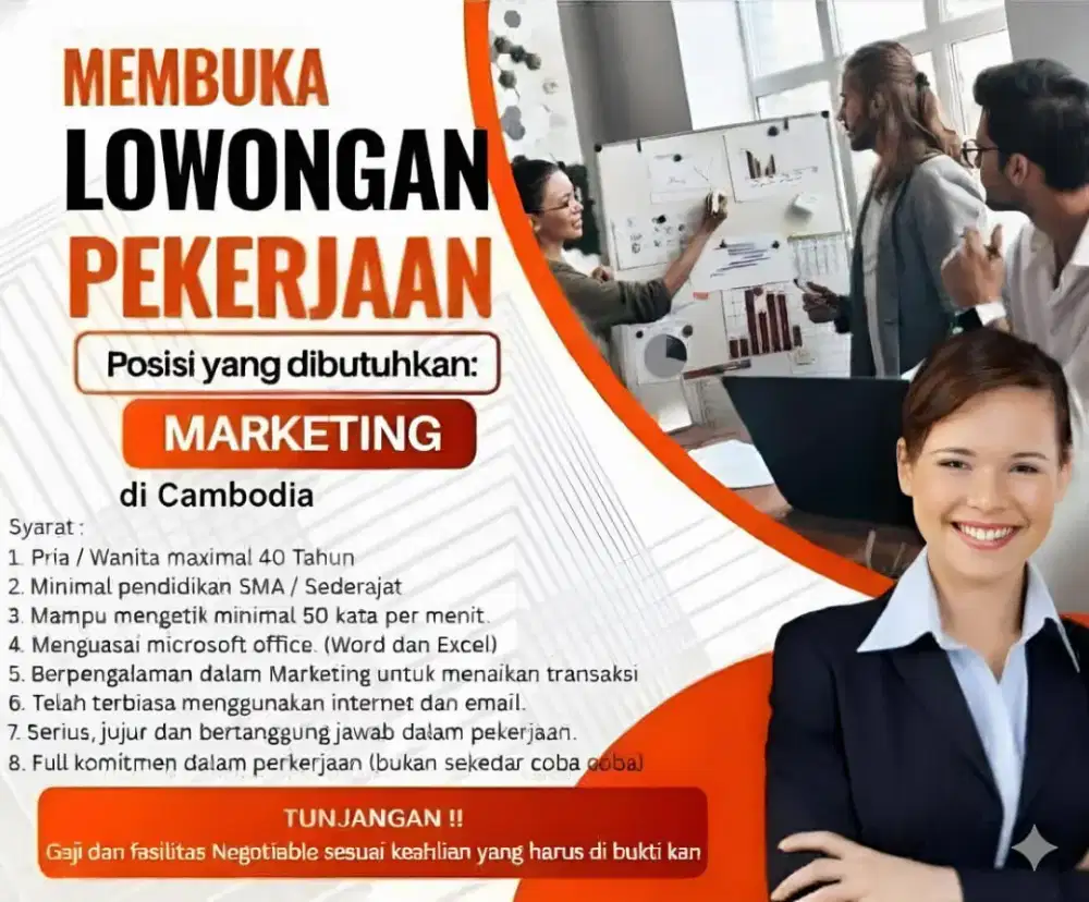 Loker kambo wajib paspor