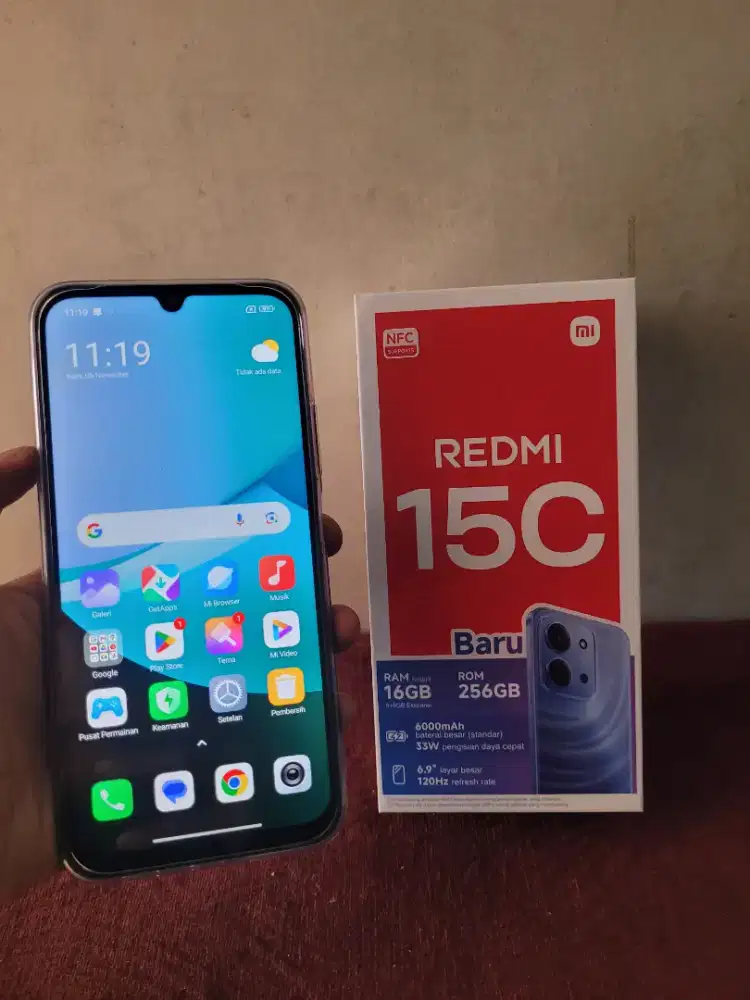 Xiaomi redmi 15c NFC 8+8/256 Gb fullset mulus like new