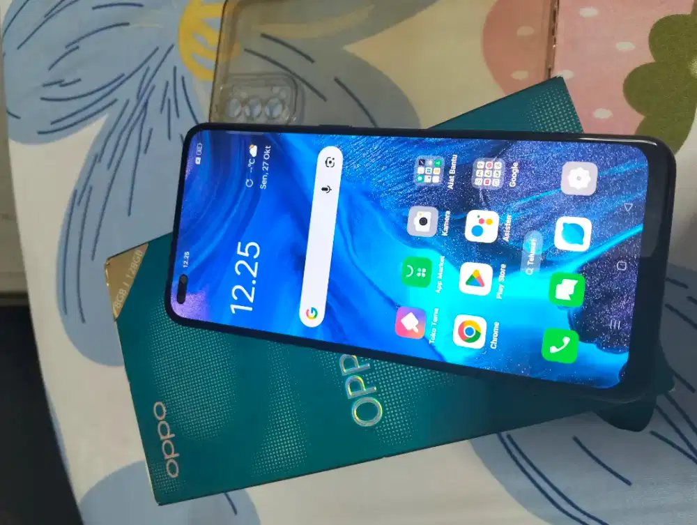 Oppo Reno 4 8/128 lengkap HRG PAS