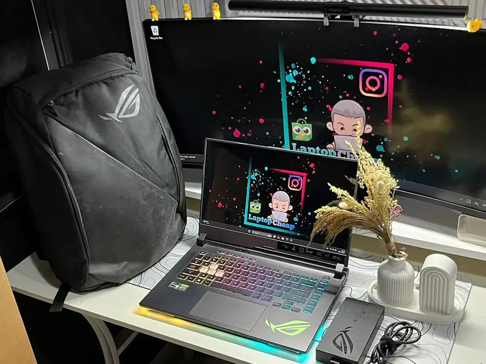 Asus ROG Strix G15 Ryzen 7 6800H RTX 3060 300Hz Likenew x Legion Tuf