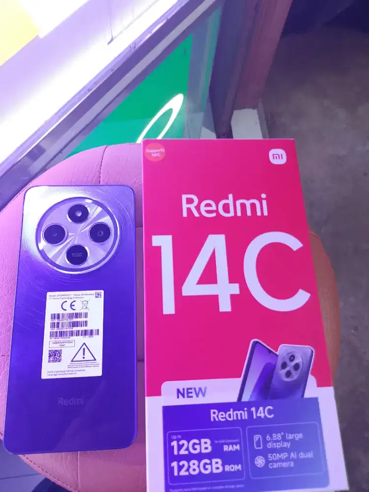 Redmi 14c ram 6/128 fullset 1200