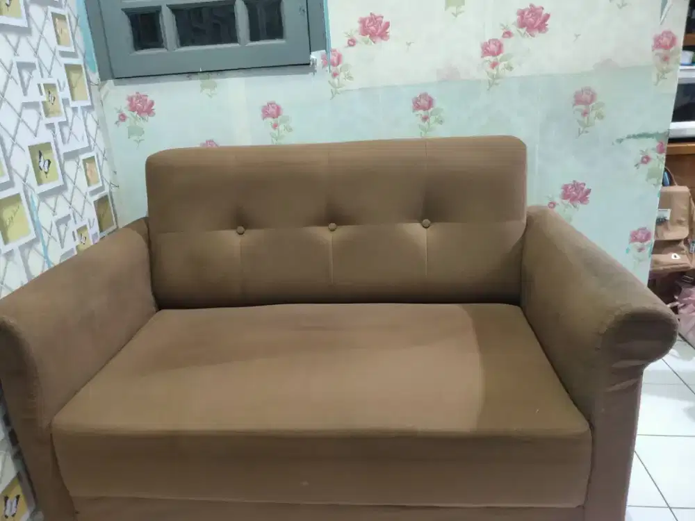 Sofa Minimalis Coklat