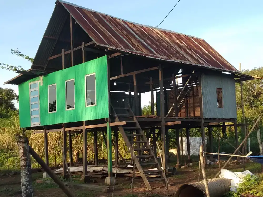Dijual Tanah dan Rumah Kayu (NEGO) Moncongloe Maros